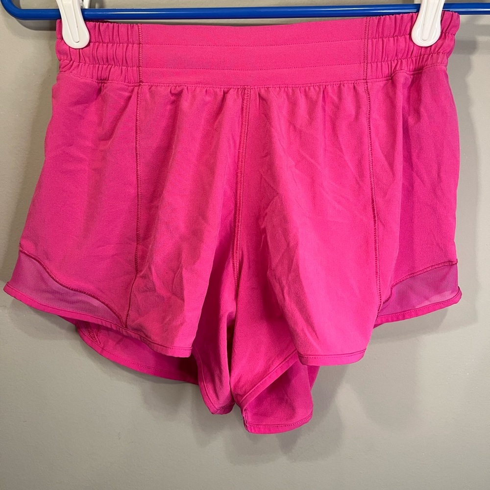 lululemon athletica Bright Pink Athletic Shorts - Picture 2 of 4